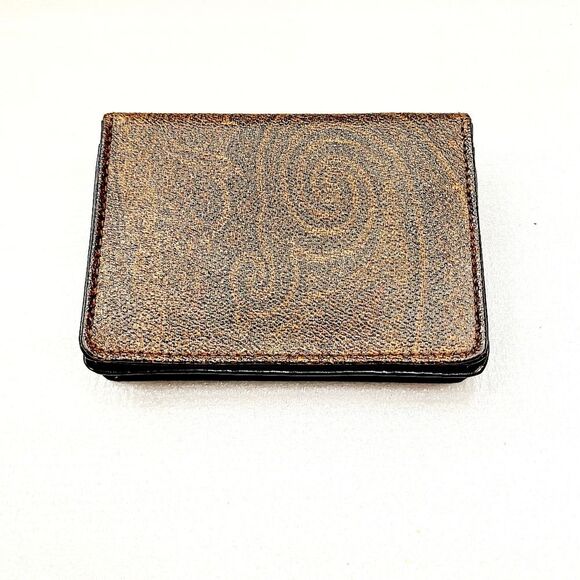 Etro Leather Card Case Wallet - Picture 1 of 6